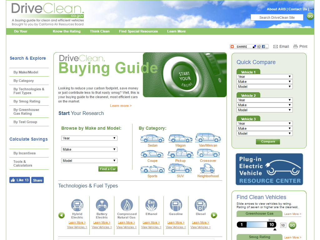 Drive Clean Buying Guide – Alternative Fuel Toolkit